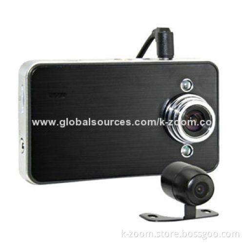Car DVR with camera, Maximum 1,920*1,080/25fps Front